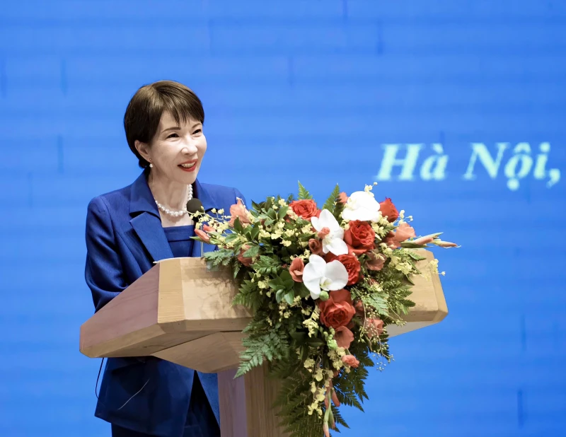 Thủ tướng Nhật Bản Takaichi Sanae ấn tượng với tốc độ phát triển của Việt Nam Thủ tướng Nhật Bản Takaichi Sanae ấn tượng với tốc độ phát triển của Việt Nam