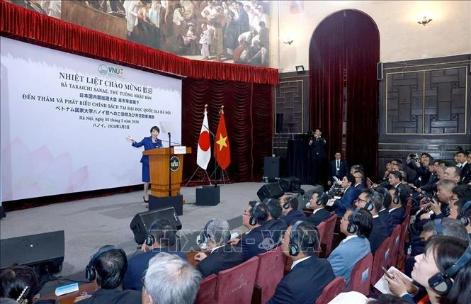 Thủ tướng Nhật Bản Takaichi Sanae kết thúc chuyến thăm chính thức Việt Nam Thủ tướng Nhật Bản Takaichi Sanae kết thúc chuyến thăm chính thức Việt Nam