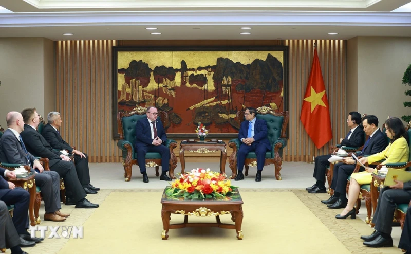 Thủ tướng Phạm Minh Chính tiếp Chủ tịch Ủy ban Giám định tư pháp Belarus và Giám đốc Đại học RMIT Thủ tướng Phạm Minh Chính tiếp Chủ tịch Ủy ban Giám định tư pháp Belarus và Giám đốc Đại học RMIT