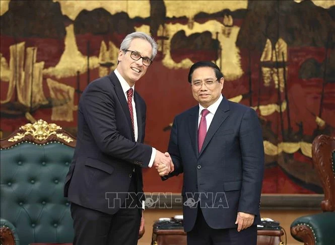 Thủ tướng Phạm Minh Chính tiếp Đoàn thanh tra chống khai thác IUU của EC Thủ tướng Phạm Minh Chính tiếp Đoàn thanh tra chống khai thác IUU của EC