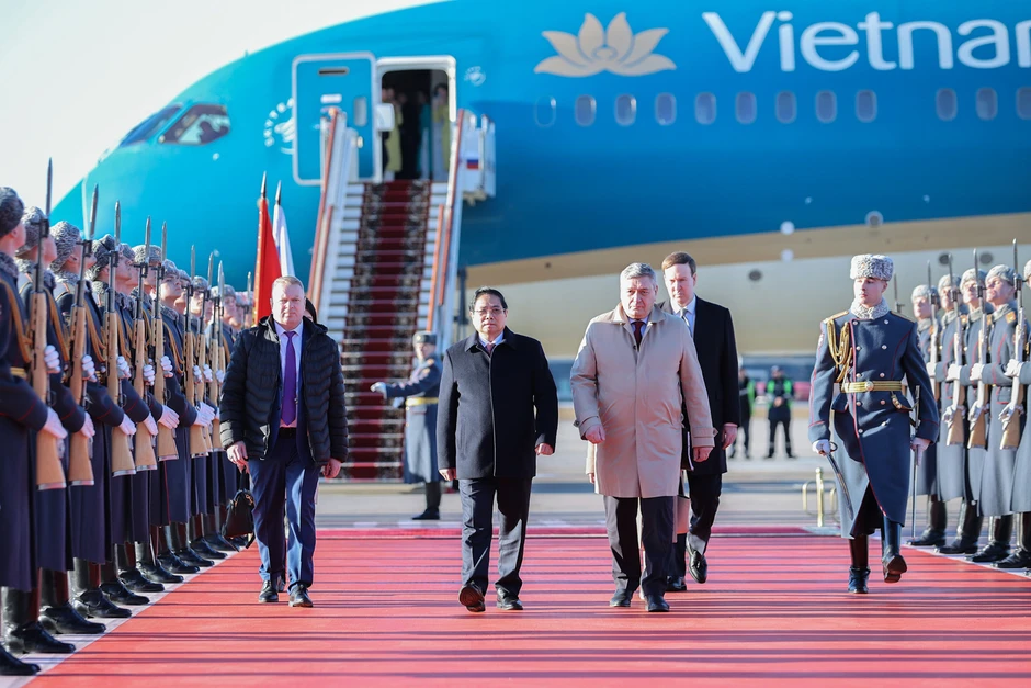 Thủ tướng Phạm Minh Chính tới Moscow, bắt đầu thăm Nga Thủ tướng Phạm Minh Chính tới Moscow, bắt đầu thăm Nga