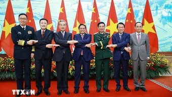 Thủ tướng tiếp các Bộ trưởng Trung Quốc nhân dịp Đối thoại chiến lược 3+3