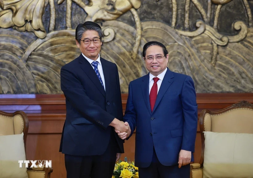 Thủ tướng tiếp Đại sứ Nhật Bản: Thúc đẩy các dự án hợp tác tiêu biểu Thủ tướng tiếp Đại sứ Nhật Bản: Thúc đẩy các dự án hợp tác tiêu biểu