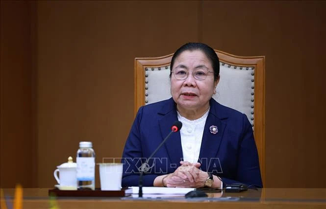 Thủ tướng tiếp Đoàn đại biểu Ban Tổ chức Trung ương Đảng Nhân dân Cách mạng Lào Thủ tướng tiếp Đoàn đại biểu Ban Tổ chức Trung ương Đảng Nhân dân Cách mạng Lào