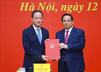 Thủ tướng trao Quyết định bổ nhiệm Chủ tịch Viện Hàn lâm Khoa học và Công nghệ Việt Nam
