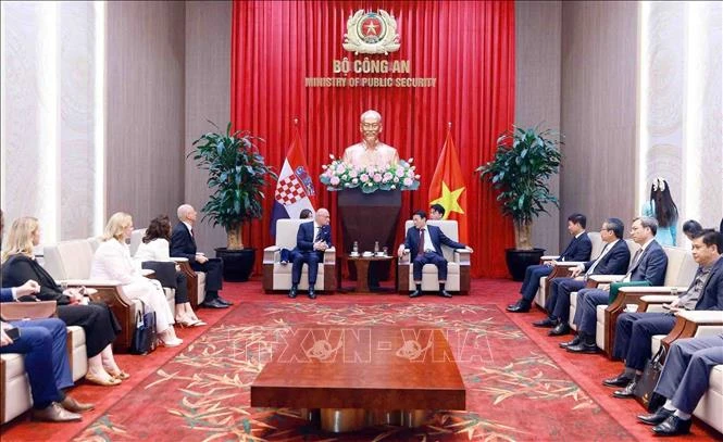 Thúc đẩy hợp tác an ninh, thực thi pháp luật giữa Việt Nam và Croatia Thúc đẩy hợp tác an ninh, thực thi pháp luật giữa Việt Nam và Croatia
