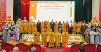Thượng tọa Thích Quảng Truyền tái suy cử Trưởng ban Trị sự GHPGVN tỉnh Lạng Sơn