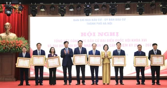 Tỉ lệ cử tri đi bầu cử tại Hà Nội đạt 99,57%