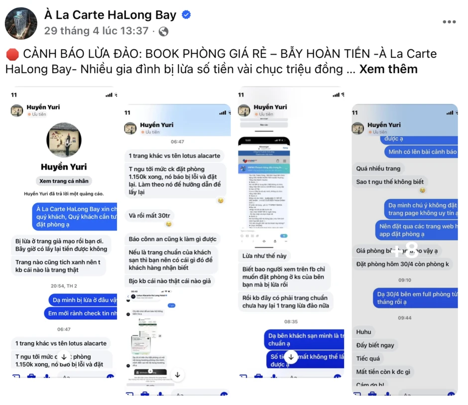 Tiếp tục cảnh báo lừa đảo đặt phòng online cao điểm mùa hè