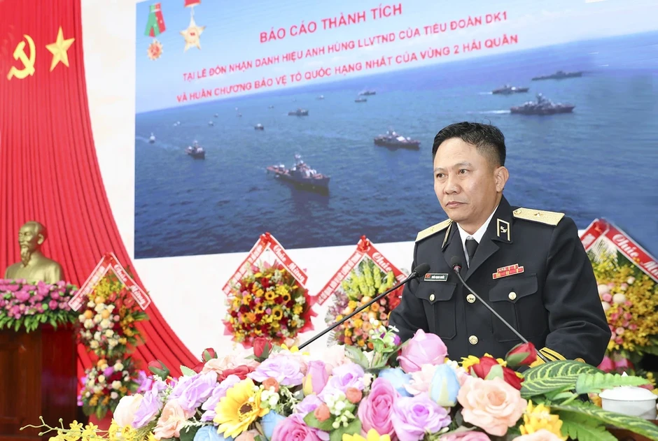 Tiểu đoàn DK1 nhận danh hiệu Anh hùng Lực lượng vũ trang nhân dân lần thứ 2 Tiểu đoàn DK1 nhận danh hiệu Anh hùng Lực lượng vũ trang nhân dân lần thứ 2