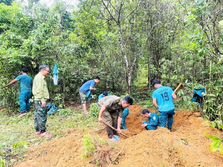 Tìm thấy 3 hài cốt liệt sĩ ở đầu nguồn suối Nước No, Quảng Ngãi Tìm thấy 3 hài cốt liệt sĩ ở đầu nguồn suối Nước No, Quảng Ngãi