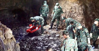 Tìm thấy thêm 20 hài cốt và 1 bộ tập thể liệt sĩ tại công viên Lê Thị Riêng