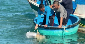 Tìm thấy thi thể thợ hàn mất tích trong vụ cháy tàu ở biển Lâm Đồng