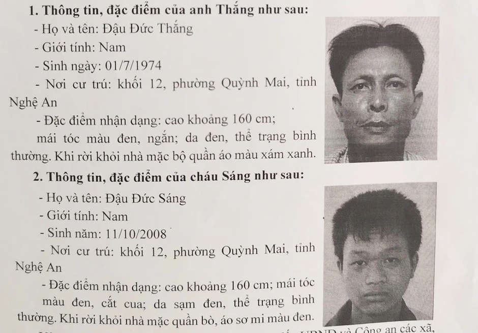 Tìm việc qua mạng, 2 bố con đi Hà Nội rồi mất liên lạc suốt nhiều ngày Tìm việc qua mạng, 2 bố con đi Hà Nội rồi mất liên lạc suốt nhiều ngày