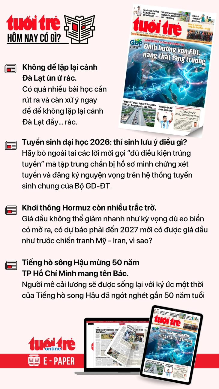 Tin tức sáng 16-6: Nhiều nội dung mới trong sát hạch lái xe; Đề xuất gia hạn thời hạn nộp thuế 2026 Tin tức sáng 16-6: Nhiều nội dung mới trong sát hạch lái xe; Đề xuất gia hạn thời hạn nộp thuế 2026
