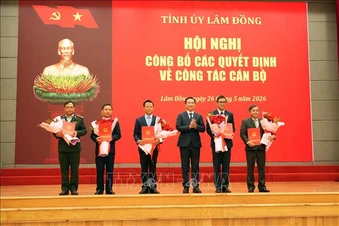 Tỉnh ủy Lâm Đồng điều động, luân chuyển vị trí nhiều cán bộ chủ chốt