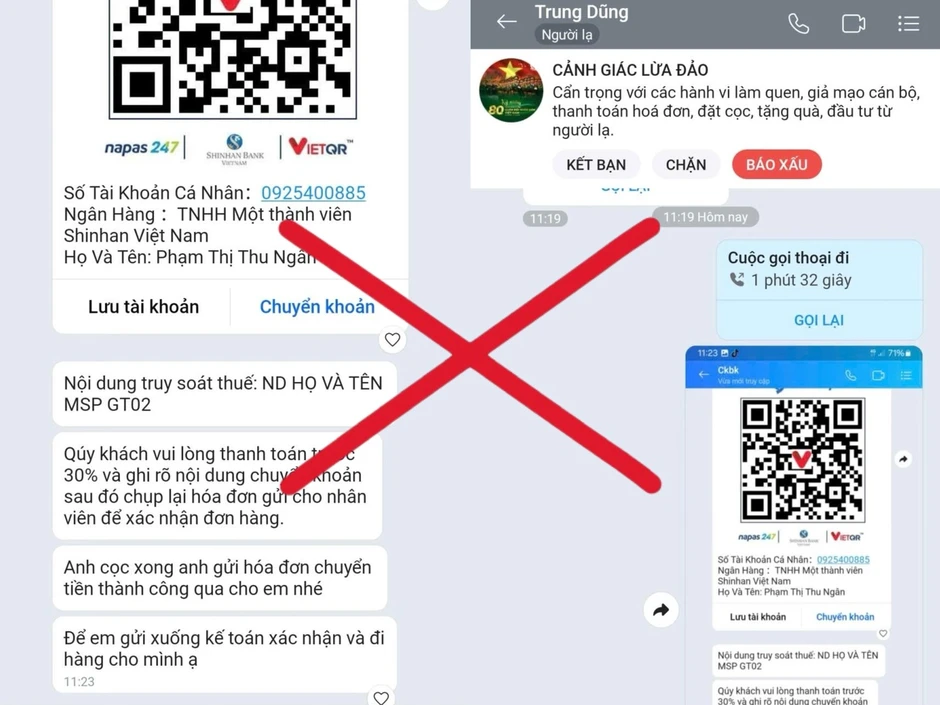 Toàn bộ người dân có giao dịch chuyển khoản với nội dung sau, cần lập tức báo công an Toàn bộ người dân có giao dịch chuyển khoản với nội dung sau, cần lập tức báo công an