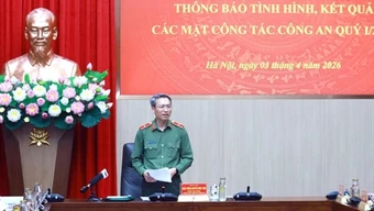 Tội phạm về trật tự xã hội giảm hơn 13% trong quý 1/2026