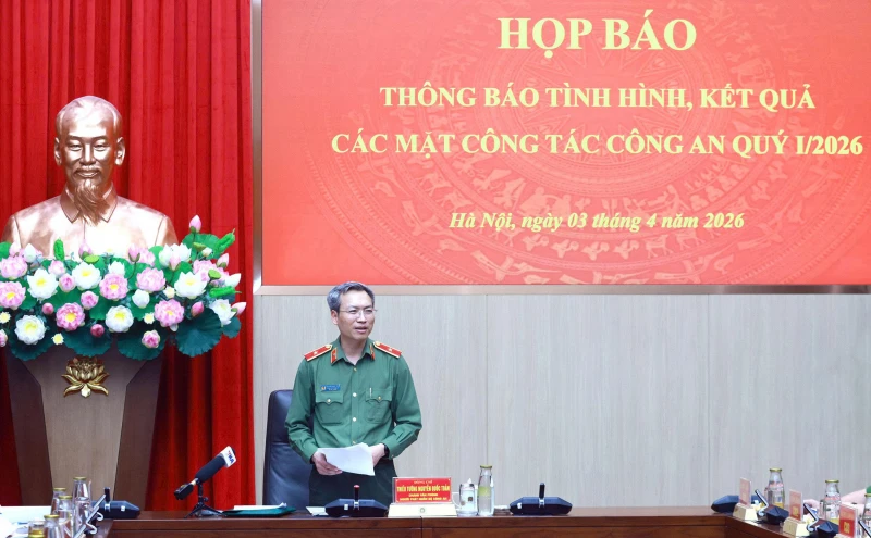 Tội phạm về trật tự xã hội giảm hơn 13% trong quý 1/2026 Tội phạm về trật tự xã hội giảm hơn 13% trong quý 1/2026