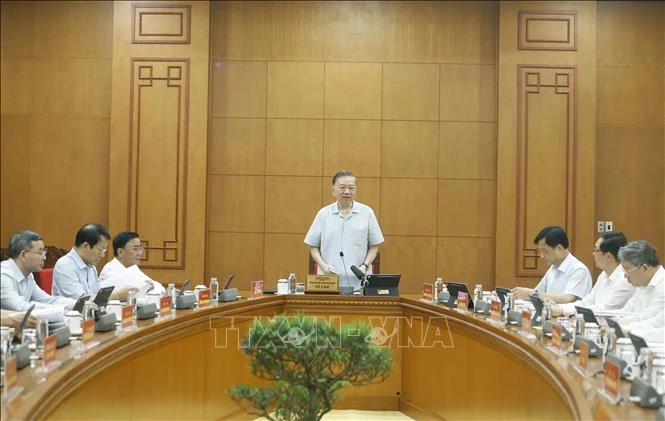 Tổng Bí thư, Chủ tịch nước chủ trì buổi làm việc Thường trực BCĐTW về phát triển khoa học công nghệ Tổng Bí thư, Chủ tịch nước chủ trì buổi làm việc Thường trực BCĐTW về phát triển khoa học công nghệ