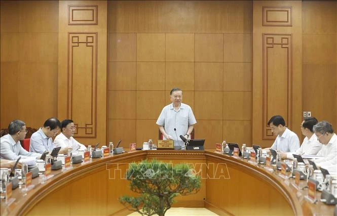 Tổng Bí thư, Chủ tịch nước chủ trì buổi làm việc Thường trực BCĐTW về phát triển khoa học công nghệ Tổng Bí thư, Chủ tịch nước chủ trì buổi làm việc Thường trực BCĐTW về phát triển khoa học công nghệ
