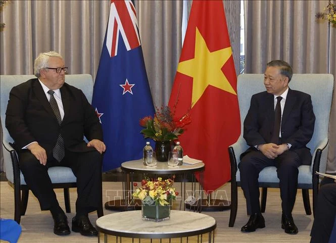 Tổng Bí thư, Chủ tịch nước hội kiến Chủ tịch Quốc hội New Zealand Tổng Bí thư, Chủ tịch nước hội kiến Chủ tịch Quốc hội New Zealand