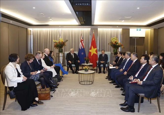 Tổng Bí thư, Chủ tịch nước hội kiến Chủ tịch Quốc hội New Zealand Tổng Bí thư, Chủ tịch nước hội kiến Chủ tịch Quốc hội New Zealand