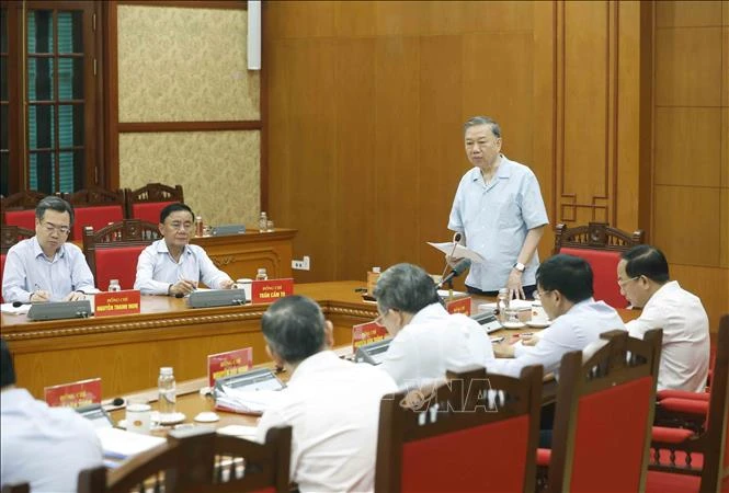 Tổng Bí thư, Chủ tịch nước Tô Lâm chủ trì buổi làm việc đánh giá nguồn lực phát triển đất nước