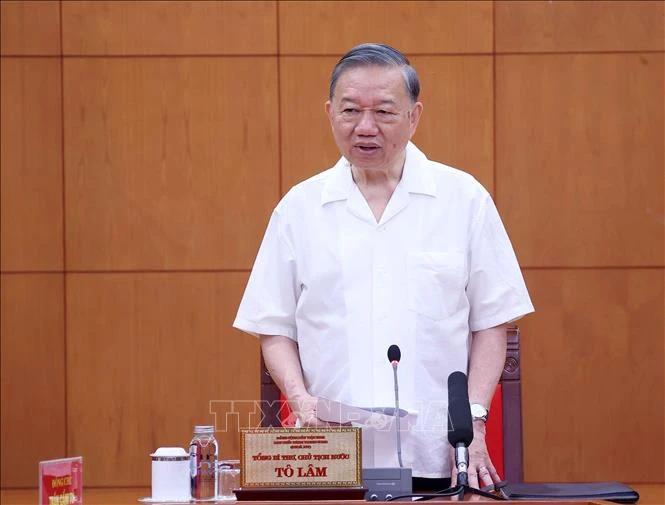 Tổng Bí thư, Chủ tịch nước Tô Lâm chủ trì cuộc làm việc về Đề án “Xây dựng xã hội trật tự, kỷ cương, an toàn, lành mạnh, văn minh, hài hòa, phát triển”