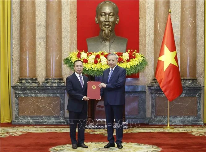 Tổng Bí thư, Chủ tịch nước Tô Lâm chủ trì Lễ trao Quyết định bổ nhiệm 5 đại sứ
