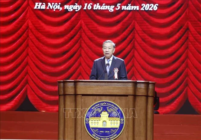 Tổng Bí thư, Chủ tịch nước Tô Lâm: Đại học Quốc gia Hà Nội tiếp tục vươn lên trở thành biểu tượng của trí tuệ Việt Nam Tổng Bí thư, Chủ tịch nước Tô Lâm: Đại học Quốc gia Hà Nội tiếp tục vươn lên trở thành biểu tượng của trí tuệ Việt Nam