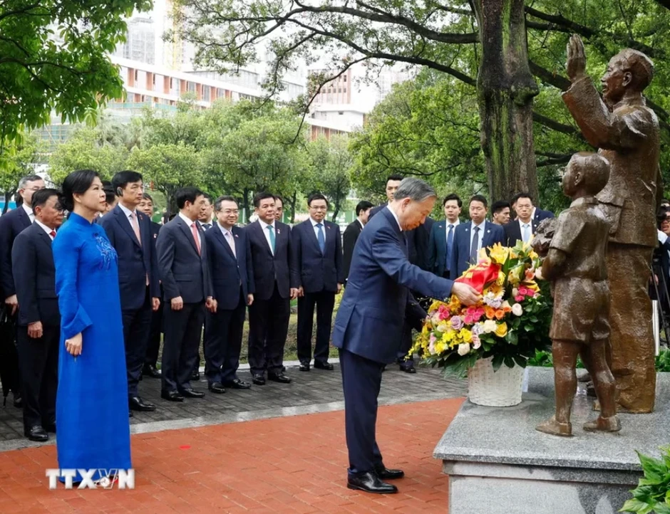 Tổng Bí thư, Chủ tịch nước Tô Lâm đến thăm di tích Khu học xá Trung ương