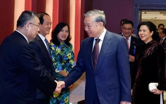 Tổng Bí thư, Chủ tịch nước Tô Lâm gặp mặt các nhân sĩ hữu nghị Việt - Trung tại Bắc Kinh