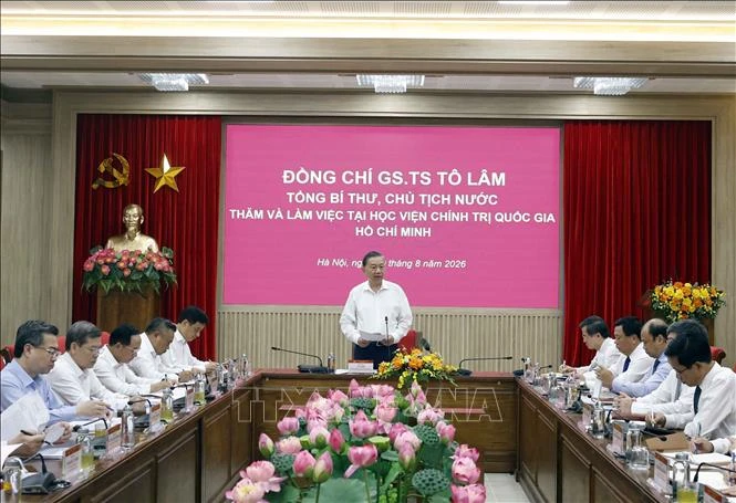 Tổng Bí thư, Chủ tịch nước Tô Lâm: Học viện Chính trị quốc gia Hồ Chí Minh phải là hình mẫu về xây dựng Đảng, kỷ luật, liêm chính học thuật