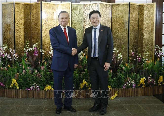 Tổng Bí thư, Chủ tịch nước Tô Lâm hội đàm với Thủ tướng Singapore Tổng Bí thư, Chủ tịch nước Tô Lâm hội đàm với Thủ tướng Singapore