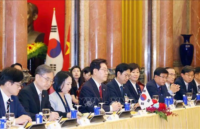 Tổng Bí thư, Chủ tịch nước Tô Lâm hội đàm với Tổng thống Hàn Quốc Lee Jae Myung Tổng Bí thư, Chủ tịch nước Tô Lâm hội đàm với Tổng thống Hàn Quốc Lee Jae Myung