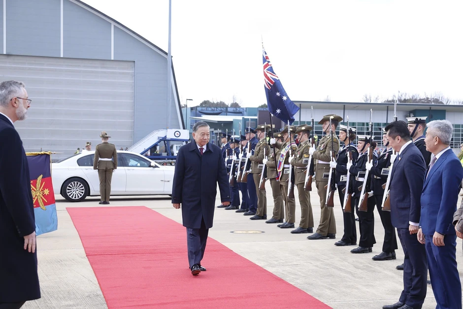 Tổng Bí thư, Chủ tịch nước Tô Lâm rời Australia, lên đường thăm New Zealand Tổng Bí thư, Chủ tịch nước Tô Lâm rời Australia, lên đường thăm New Zealand