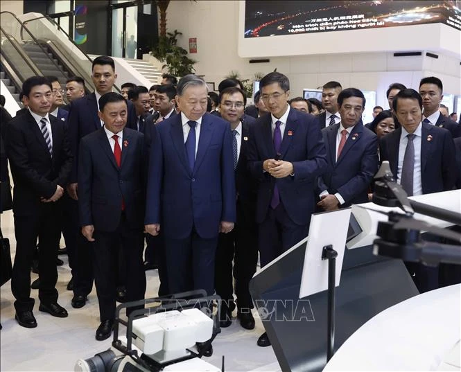 Tổng Bí thư, Chủ tịch nước Tô Lâm thăm Trung tâm hợp tác ứng dụng AI Trung Quốc- ASEAN Tổng Bí thư, Chủ tịch nước Tô Lâm thăm Trung tâm hợp tác ứng dụng AI Trung Quốc- ASEAN