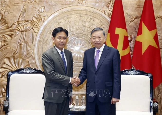 Tổng Bí thư, Chủ tịch nước Tô Lâm tiếp Chánh án Tòa án nhân dân tối cao Lào