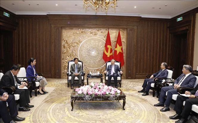 Tổng Bí thư, Chủ tịch nước Tô Lâm tiếp Chánh án Tòa án nhân dân tối cao Lào