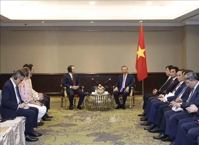 Tổng Bí thư, Chủ tịch nước Tô Lâm tiếp Chủ tịch, Tổng Giám đốc điều hành Tập đoàn Aboitiz Foods Tổng Bí thư, Chủ tịch nước Tô Lâm tiếp Chủ tịch, Tổng Giám đốc điều hành Tập đoàn Aboitiz Foods