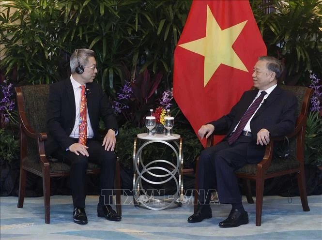 Tổng Bí thư, Chủ tịch nước Tô Lâm tiếp lãnh đạo các doanh nghiệp và tổ chức tài chính lớn của Singapore Tổng Bí thư, Chủ tịch nước Tô Lâm tiếp lãnh đạo các doanh nghiệp và tổ chức tài chính lớn của Singapore
