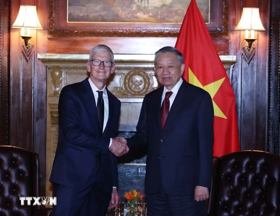 Tổng Bí thư, Chủ tịch nước Tô Lâm tiếp lãnh đạo một số tập đoàn Mỹ