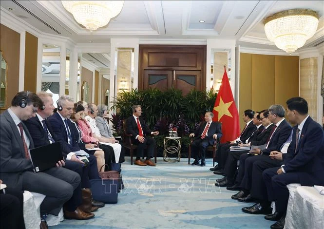 Tổng Bí thư, Chủ tịch nước Tô Lâm tiếp Phó Thủ tướng, Bộ trưởng Quốc phòng Australia Tổng Bí thư, Chủ tịch nước Tô Lâm tiếp Phó Thủ tướng, Bộ trưởng Quốc phòng Australia