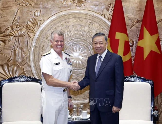 Tổng Bí thư, Chủ tịch nước Tô Lâm tiếp Tư lệnh Bộ Chỉ huy Thái Bình Dương Hoa Kỳ Tổng Bí thư, Chủ tịch nước Tô Lâm tiếp Tư lệnh Bộ Chỉ huy Thái Bình Dương Hoa Kỳ