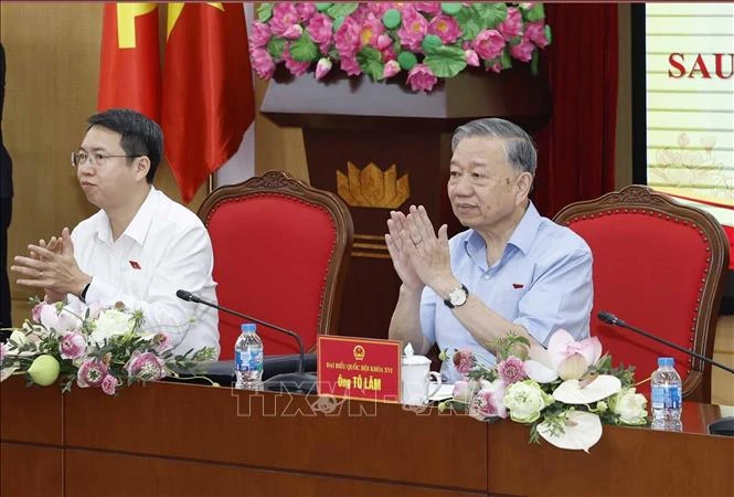 Tổng Bí thư, Chủ tịch nước Tô Lâm tiếp xúc cử tri thành phố Hà Nội