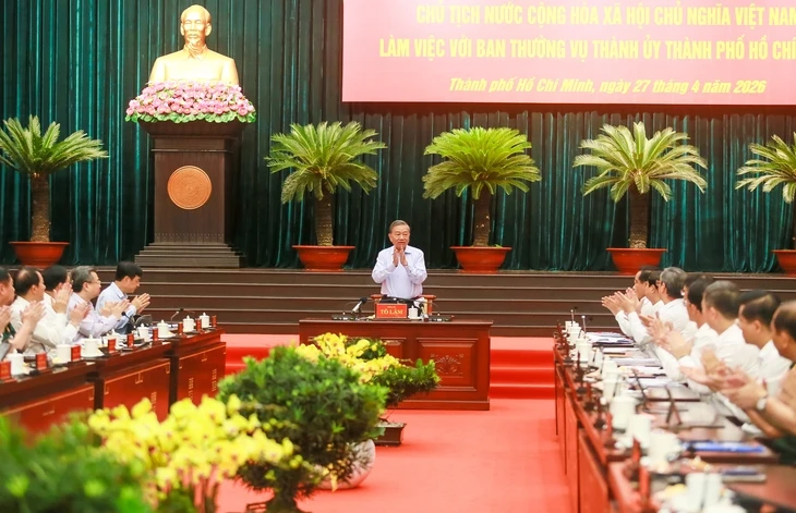 Tổng Bí thư, Chủ tịch nước Tô Lâm: TP.HCM phải là hình mẫu thực tiễn, biến nghị quyết thành động lực Tổng Bí thư, Chủ tịch nước Tô Lâm: TP.HCM phải là hình mẫu thực tiễn, biến nghị quyết thành động lực