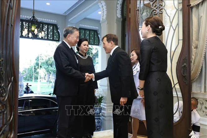 Tổng Bí thư, Chủ tịch nước Tô Lâm và Phu nhân hội kiến Nhà Vua Thái Lan và Hoàng hậu Tổng Bí thư, Chủ tịch nước Tô Lâm và Phu nhân hội kiến Nhà Vua Thái Lan và Hoàng hậu