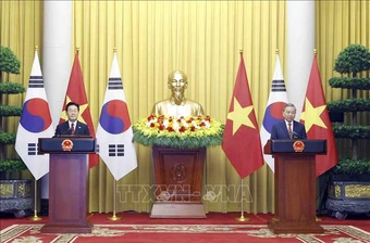 Tổng Bí thư, Chủ tịch nước Tô Lâm và Tổng thống Hàn Quốc Lee Jae Myung họp báo sau hội đàm