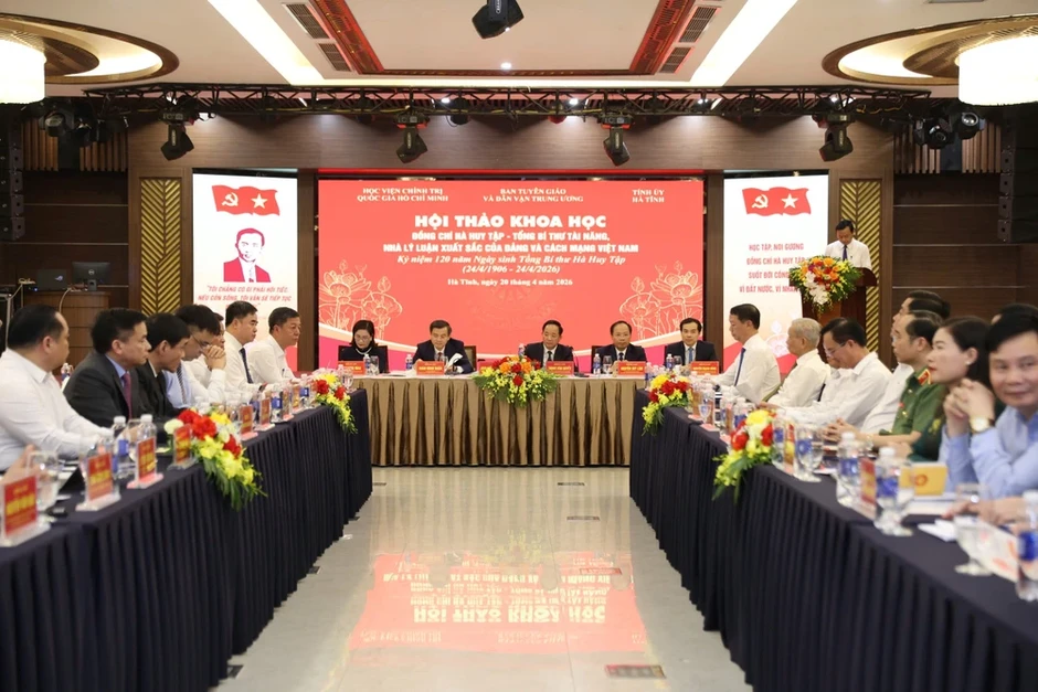 Tổng Bí thư Hà Huy Tập - nhà lãnh đạo tài năng, nhà lý luận xuất sắc của Đảng Tổng Bí thư Hà Huy Tập - nhà lãnh đạo tài năng, nhà lý luận xuất sắc của Đảng